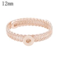 (image for) Mini Snap 12mm - Bangle Wire Wrap Rose Gold-Tone
