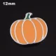 (image for) Mini Snap Jewelry 12mm Enamel Pumpkin Halloween Holiday Petite Snap