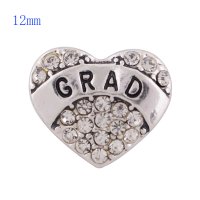 (image for) Snap Jewelry Rhinestone - GRAD Graduation College High School