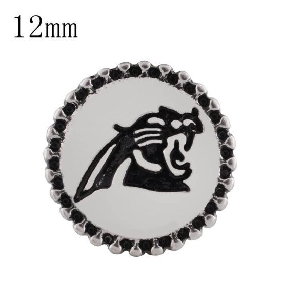 (image for) Mini Snap 12mm - Metal Sports Panther - Click Image to Close