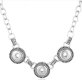 (image for) Mini 12mm Snap Raised Dot Designer Style Necklace 20" + 3" Ext.