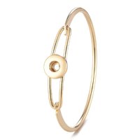 (image for) Mini 12mm Snap Jewelry Hinge Bangle - Gold