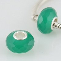 (image for) 925 Crystal Beads - Teal Green
