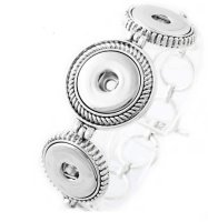 (image for) Standard Size Snaps 18-20mm Triple Bracelet - Holds Three Snaps