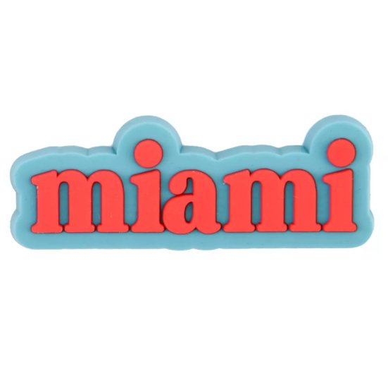 (image for) Shoe Charms Miami NFL Football For Crocs (P7153) - Click Image to Close
