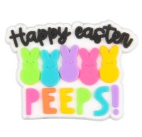 (image for) Easter Happy Easter Peeps Charms Holiday For Crocs (P7247)