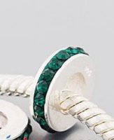 (image for) Charm 925 - 1 Row - Emerald