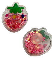 (image for) Strawberry Shoe Charms Air Bubble Bling Compatible with Crocs
