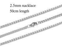(image for) Stainless Steel 2.5MM Popcorn Chain - 20"