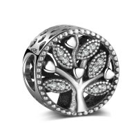 (image for) 925 Charm - Rhinestone Drop Tree of Life