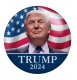(image for) Snap Jewelry Trump Vote 2024 Flag18-20mm Fits Ginger