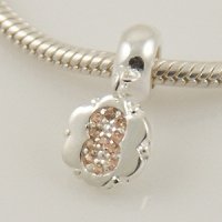 (image for) Charm 925 Drop - CZ Stone - "8"