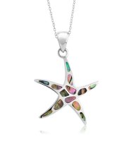 (image for) 925 - Sterling - Starfish Abalone Pendant