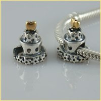 (image for) Charm 925 Gold & Silver - Wedding Cake