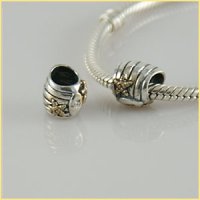 (image for) Charm 925 Gold & Silver - Shell & Star Fish