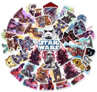 (image for) Star Wars Cartoon #3 Vinyl Decal Stickers Non Repeating 50pcs