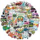 (image for) VW Van Decal Stickers 60s Classic Non Repeating 50pcs