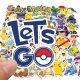 (image for) Pokemon #6 Pikachu and more Decal Stickers Non Repeating 50pcs