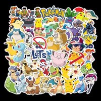 (image for) Pokemon #6 Pikachu and more Decal Stickers Non Repeating 50pcs