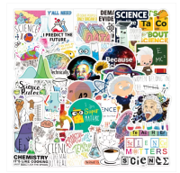 (image for) Science School Sticker Decal Vinyl Stickers 50pcs (0079)