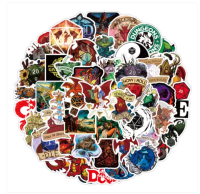 (image for) Dungeons and Dragons Sticker Decal Vinyl Stickers 50pcs (0081)