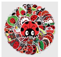 (image for) Ladybugs Decal Vinyl Sticker Pack 50pc (2006)