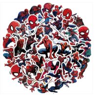 (image for) Spiderman Sticker Decal Vinyl Stickers DC Marvel 50pcs
