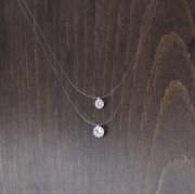 (image for) 925 Illusion CZ Round Necklace