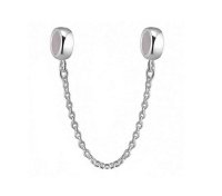 (image for) 925 - Safety Chain with Insert Stoppers 3mm