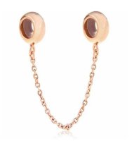 (image for) 925 - Safety Chain with Insert Stoppers 3mm Rose Gold