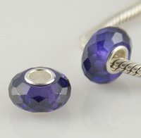 (image for) 925 Zircon Beads - Purple