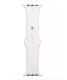 (image for) White Silicone Loop Strap Compatible with Apple Watch Bands 38mm 40mm 41mm