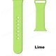 (image for) Lime Green Silicone Loop Strap Compatible with Apple Watch Bands 38mm 40mm 41mm