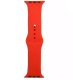 (image for) Red Silicone Loop Strap Compatible with Apple Watch Bands 42mm 44mm 45mm 49mm