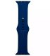 (image for) Midnight Blue Silicone Loop Strap Compatible with Apple Watch Bands 42mm 44mm 45mm 49mm Small