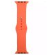 (image for) Orange Silicone Loop Strap Compatible with Apple Watch Bands 38mm 40mm 41mm