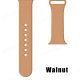 (image for) Walnut Silicone Loop Strap Compatible with Apple Watch Bands 42mm 44mm 45mm 49mm