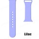 (image for) Lilac Silicone Loop Strap Compatible with Apple Watch Bands 42mm 44mm 45mm 49mm