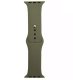 (image for) Olive Green Silicone Loop Strap Compatible with Apple Watch Bands 38mm 40mm 41mm