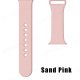 (image for) Sand Pink Silicone Loop Strap Compatible with Apple Watch Bands 42mm 44mm 45mm 49mm