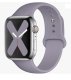 (image for) Lavender Ash Silicone Loop Strap Compatible with Apple Watch Bands 42mm 44mm 45mm 49mm Small