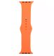 (image for) Papaya Silicone Loop Strap Compatible with Apple Watch Bands 42mm 44mm 45mm 49mm Small