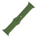 (image for) Alafaya Green Silicone Loop Strap Compatible with Apple Watch Bands 38mm 40mm 41mm