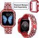 (image for) Red Apple Diamond Stainless Bands 42mm 44mm 45mm 49mm