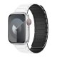 (image for) White/Black Apple Magnetic Silicone Band 38mm 40mm 41mm