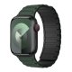 (image for) Green/Black Apple Magnetic Silicone Band 38mm 40mm 41mm