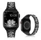 (image for) Black Apple Rhinestone Stainless Bands 42mm 44mm 45mm 49mm