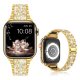 (image for) Gold Apple Rhinestone Stainless Bands 38mm 40mm 41mm