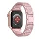 (image for) Pink Apple Rhinestone Stainless Bands 38mm 40mm 41mm