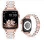 (image for) Rose Gold Apple Rhinestone Stainless Bands 38mm 40mm 41mm